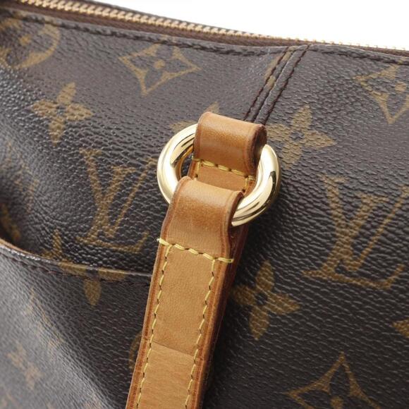 LOUIS VUITTON Brown Monogram Leather Tote Bag - Picture 10 of 11